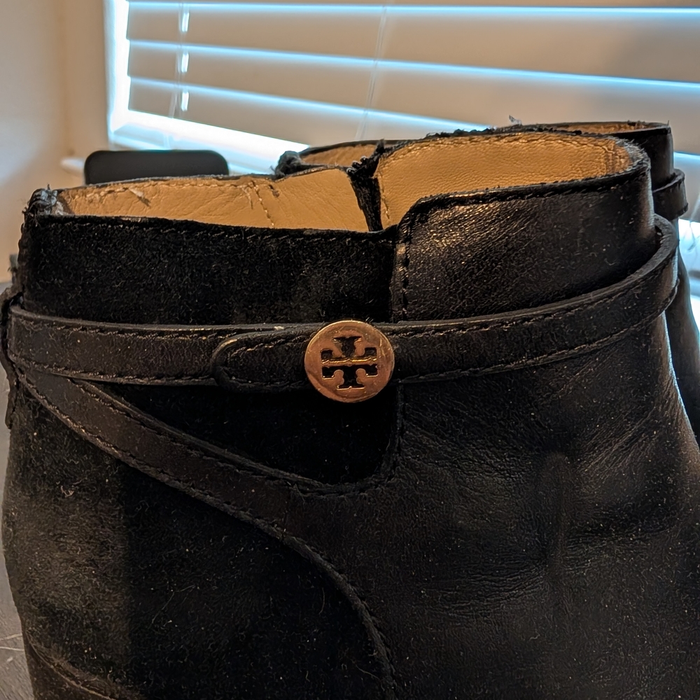 Tory Burch Men's Black Leather Boots